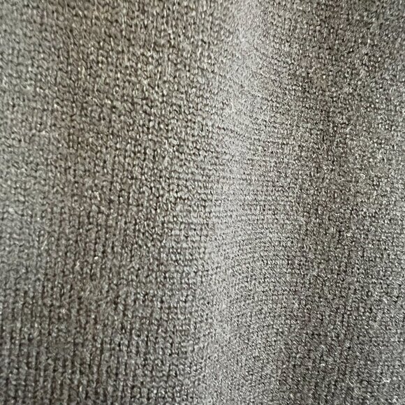 Dex Clothing NWT Black Ribbed Wide Leg Hi Rise Cropped Pants Heavy Knit Black L - Picture 3 of 11